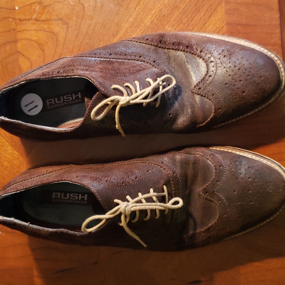 Mint Gordon Rush Brown Suede Shoes 11